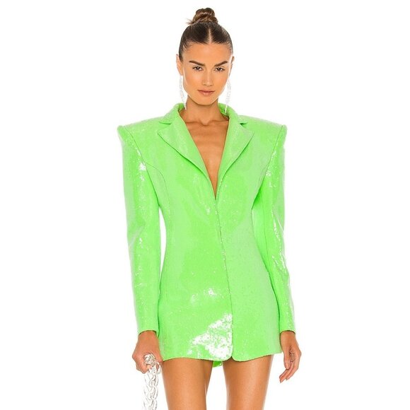 Bronx and Banco Jackets & Blazers - Bronx and Banco Zizi Blazer in Neon Green Size 4 NWT